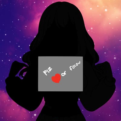 girl holding a blank sign in a long sleeve crop top