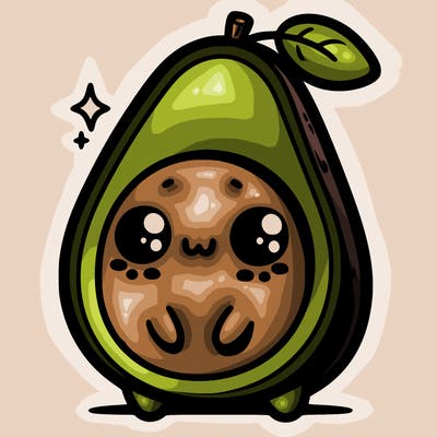 cute avocado