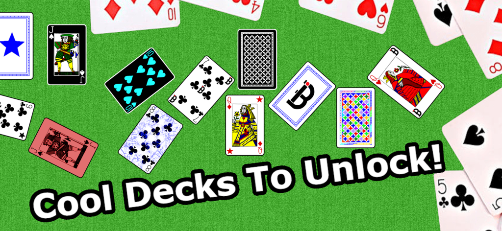 Baccarat Online - Live Casino - A variety of unlockable card deck designs on a green casino table background