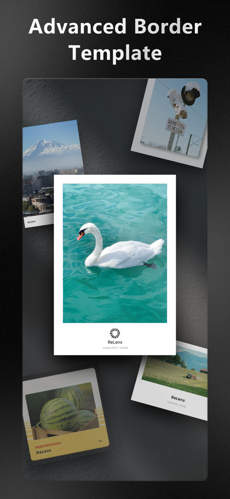 ReLens Camera-DSLR Portrait - Fortschrittliche künstlerische Rahmenvorlagen für mobile Fotografie in ReLens