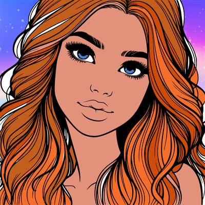 beautiful realistic girl