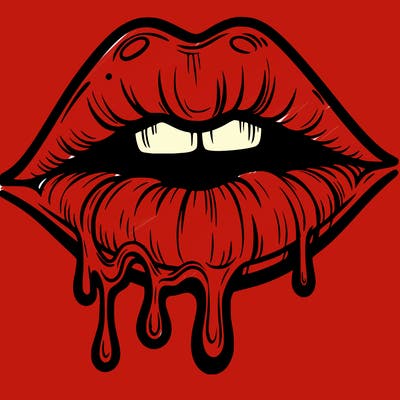 lips that look realistic and drip