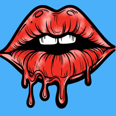lips that look realistic and drip