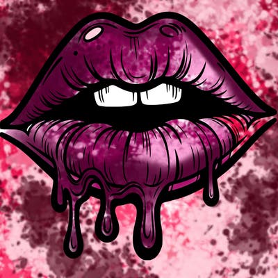 lips that look realistic and drip