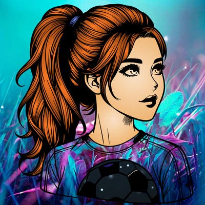 realistic soccer girl