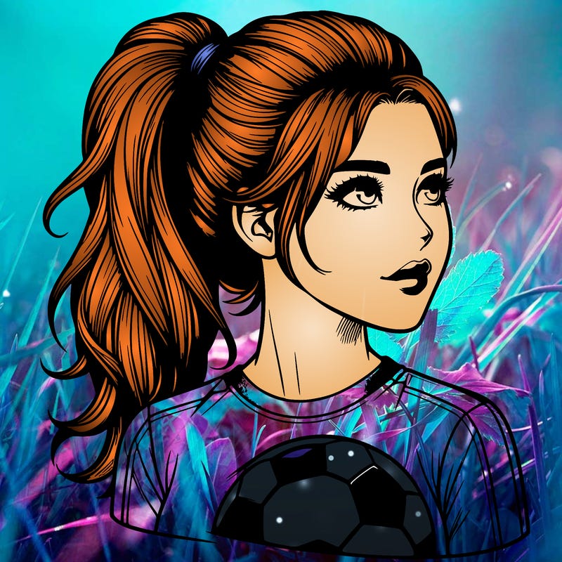 realistic soccer girl