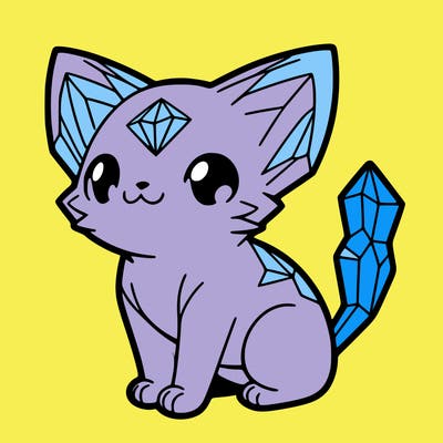 crystal kitten