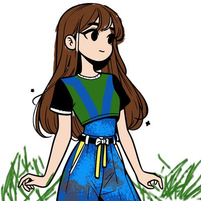 girl in a cute crop top