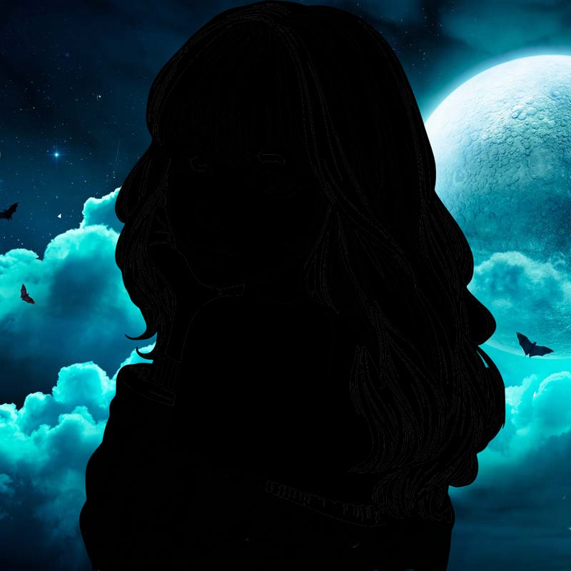 realistic girl with bangs looking over her shoulder