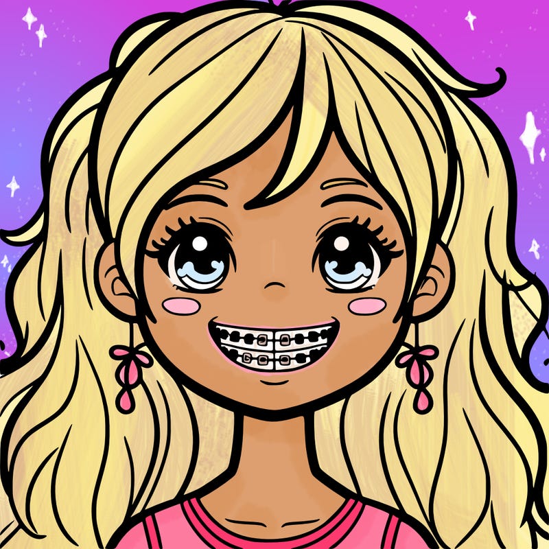 girl with braces