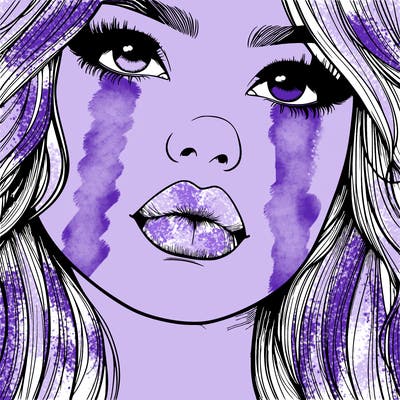 really realistic girl with lips