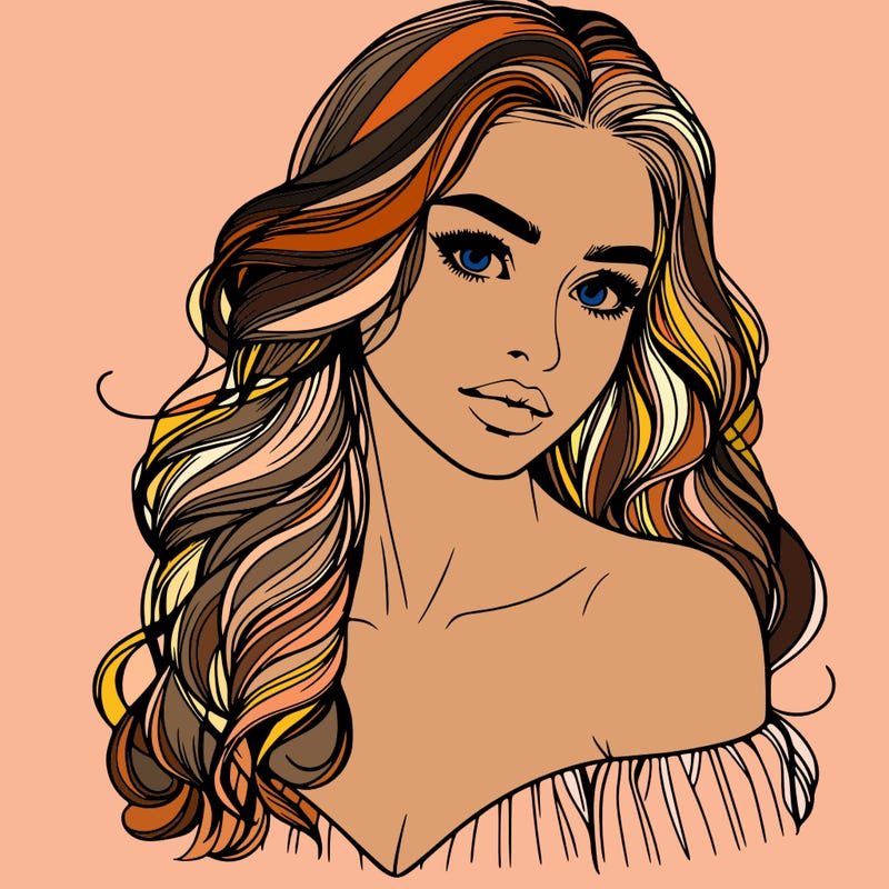 beautiful realistic girl