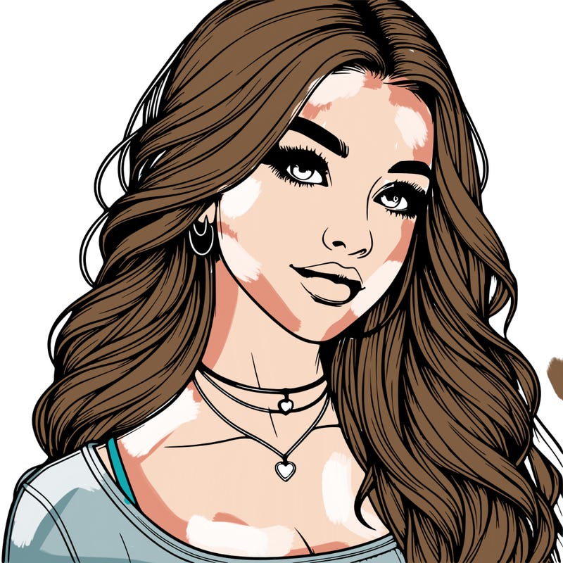 detailed realistic girl