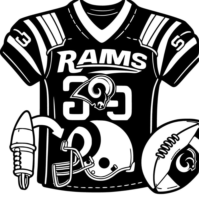 la rams football jersey
