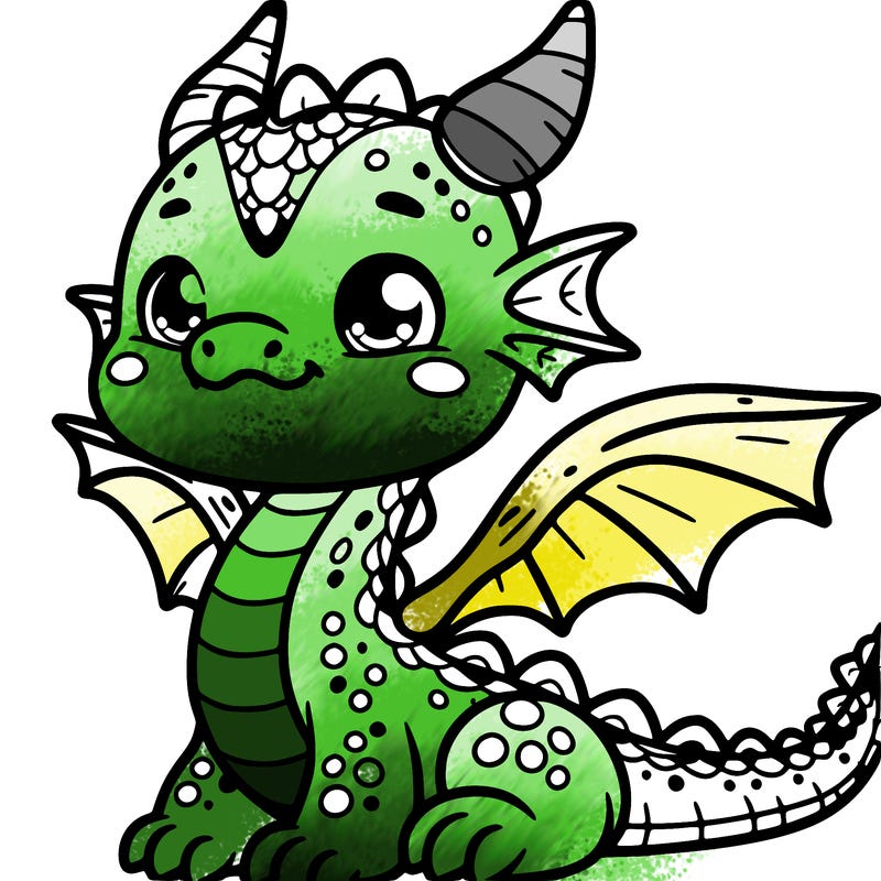 cute baby dragon