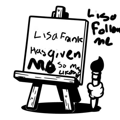 blank canvas ready to be painted on