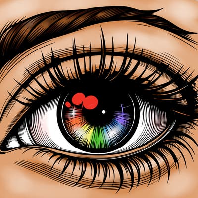 realistic eye