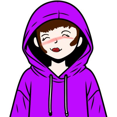 faceless girl in hoodie