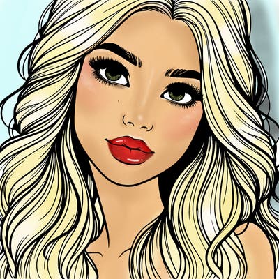 beautiful realistic girl