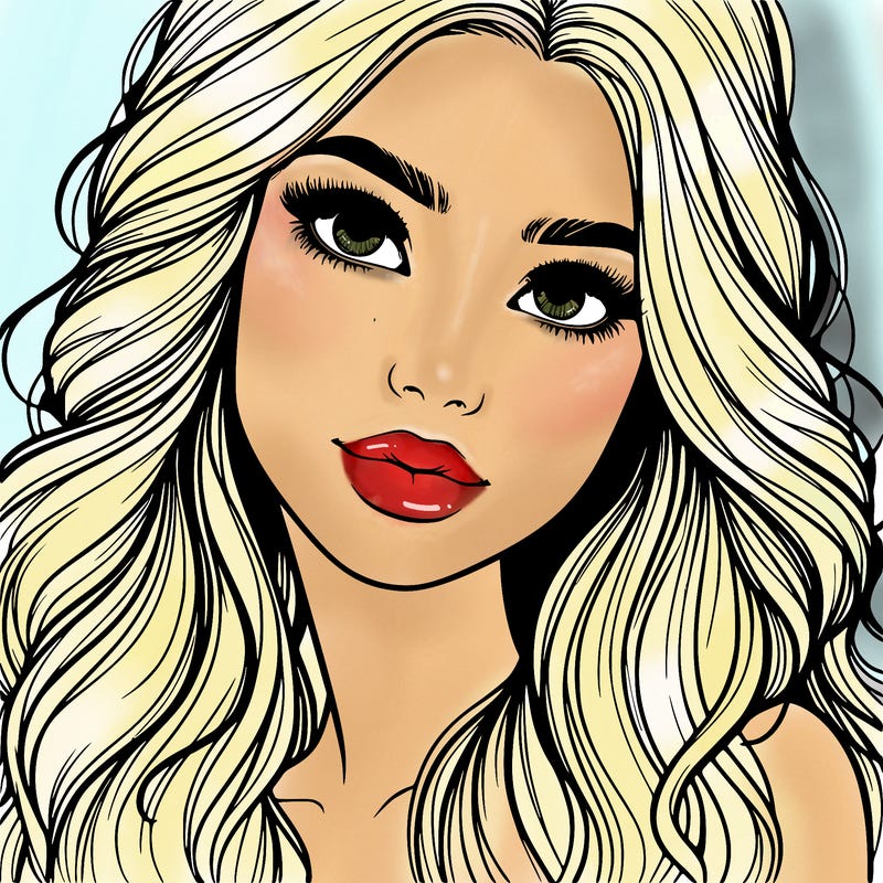 beautiful realistic girl