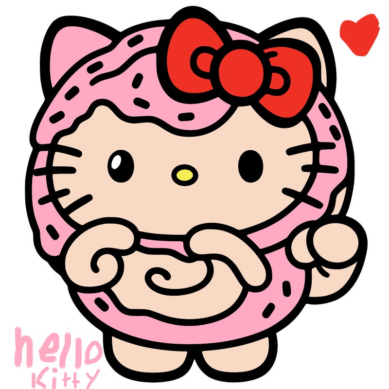 cinnamonroll hello kitty character