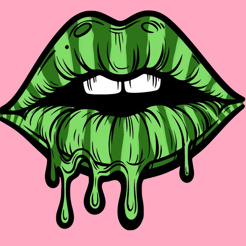 lips that look realistic and drip