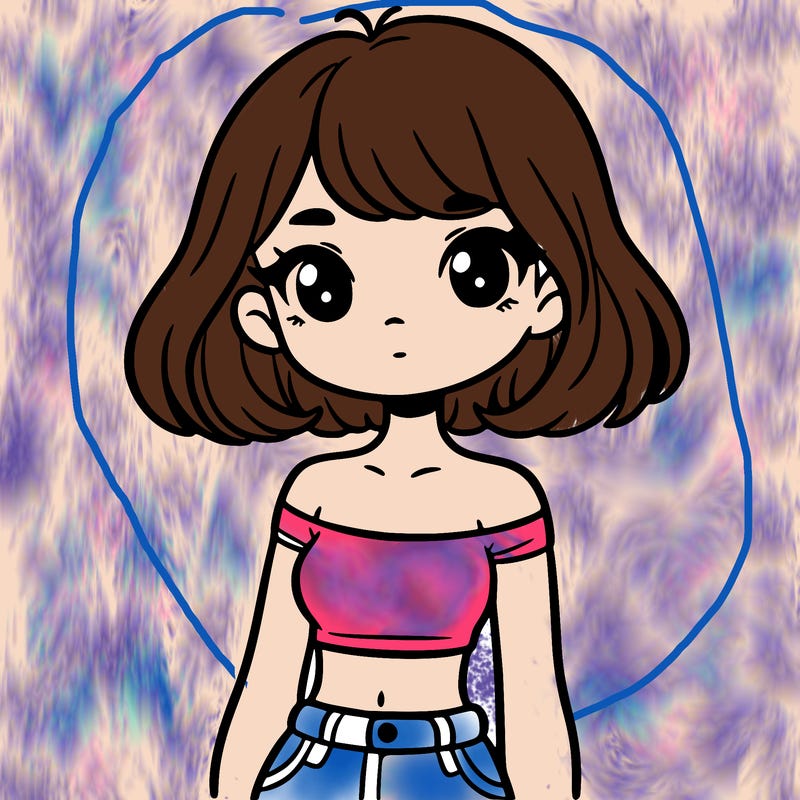 girl in a cute crop top