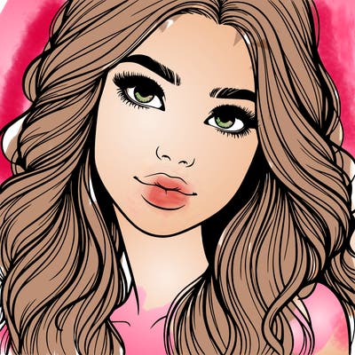 beautiful realistic girl