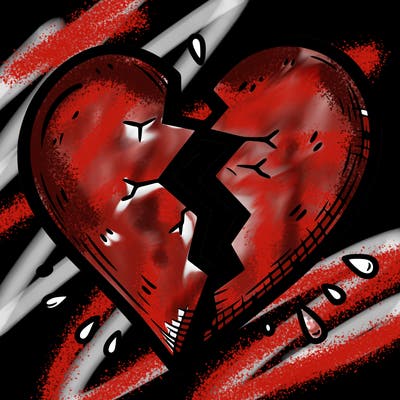 a broken heart