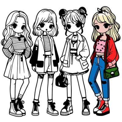 girls with fashion
