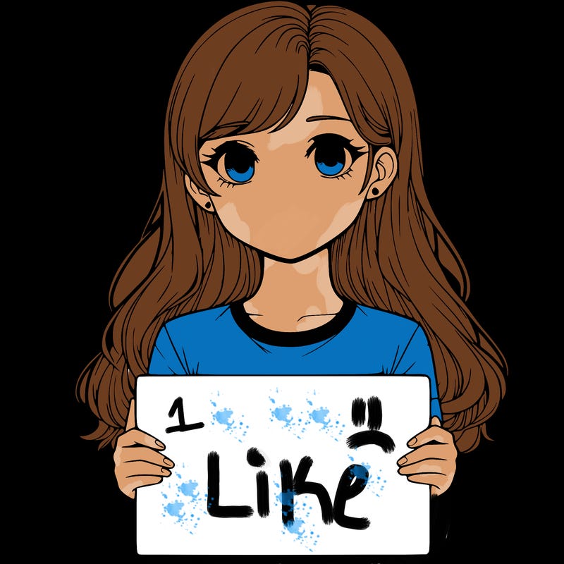 realistic girl holding a sign