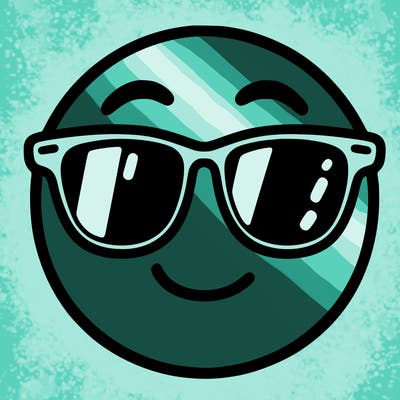 emoji with sunglasses