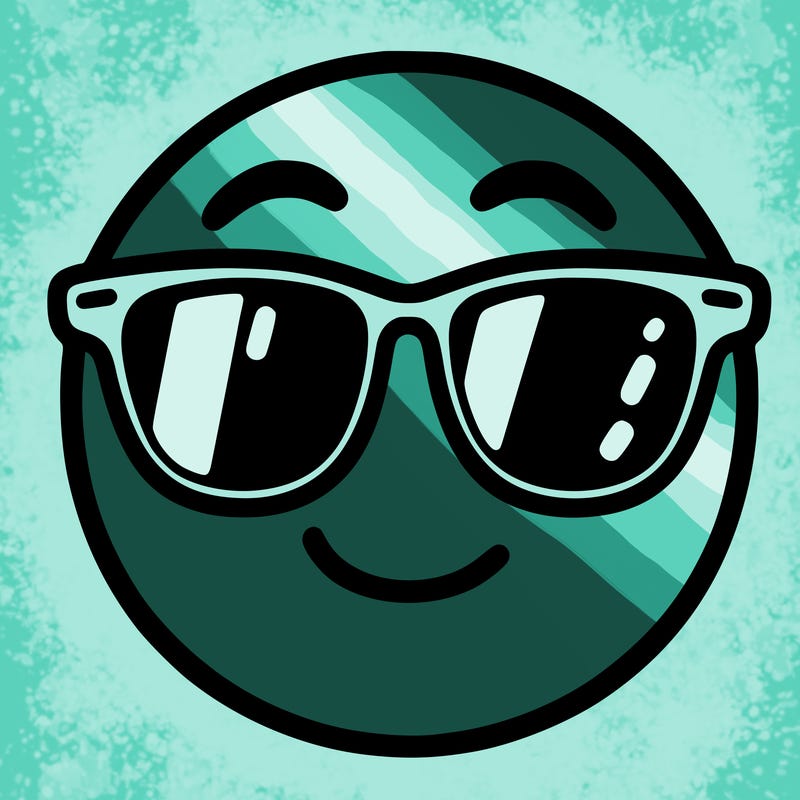 emoji with sunglasses