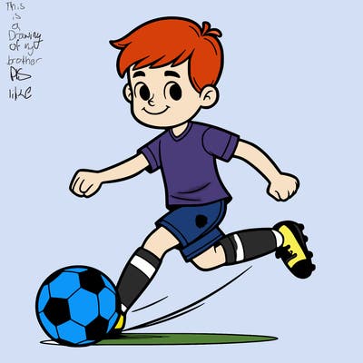 a soccer player