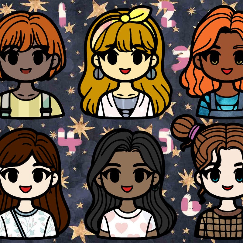 6 girls