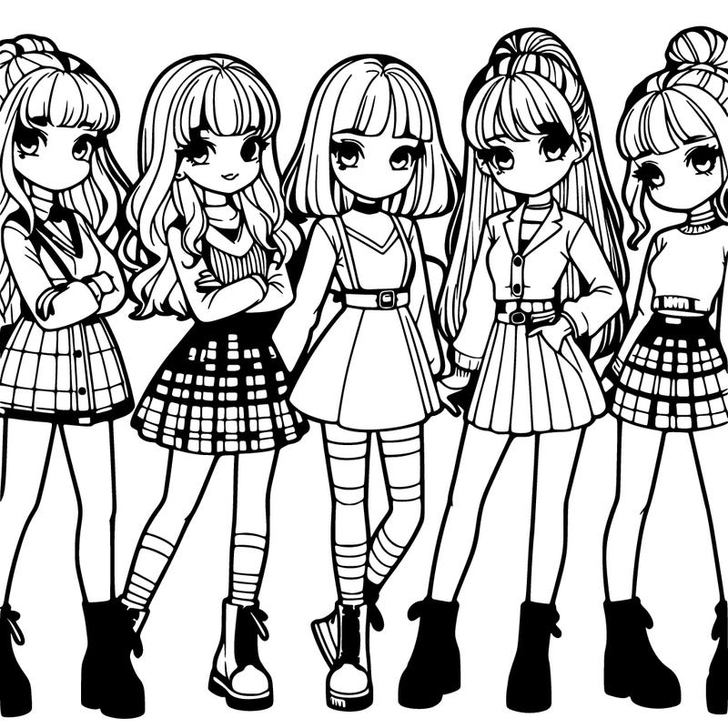 5 girls