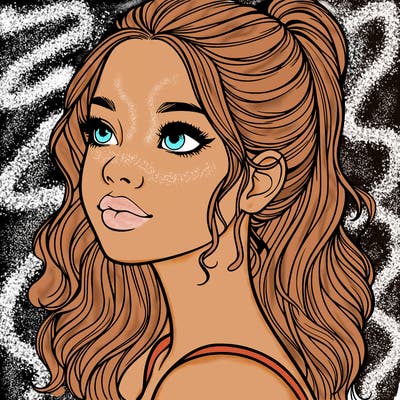 beautiful realistic girl