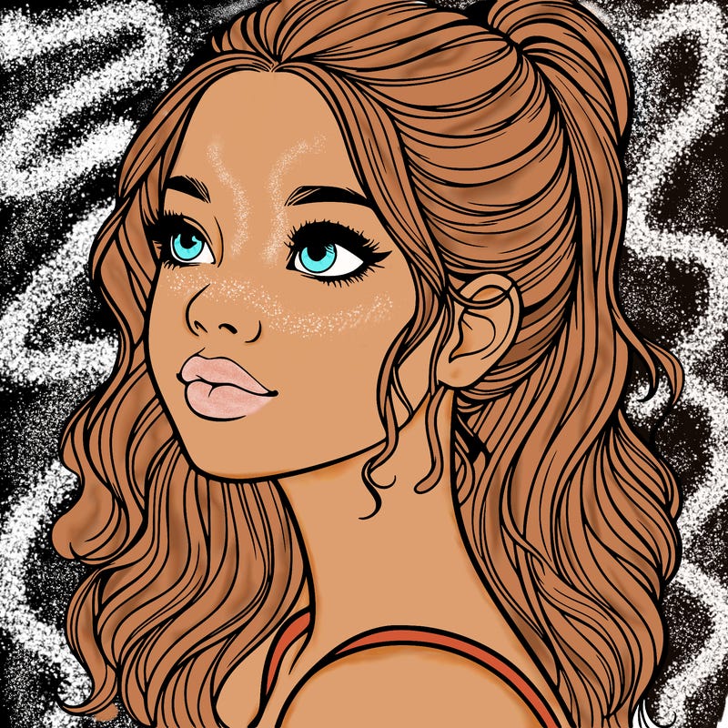 beautiful realistic girl