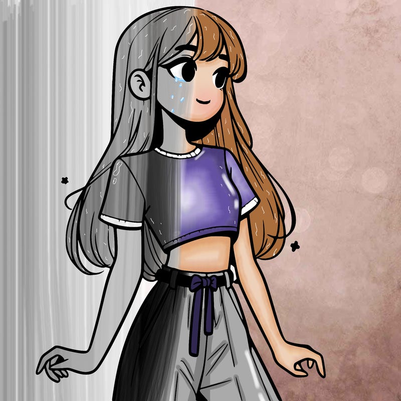 girl in a cute crop top