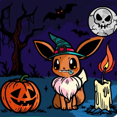halloween evee