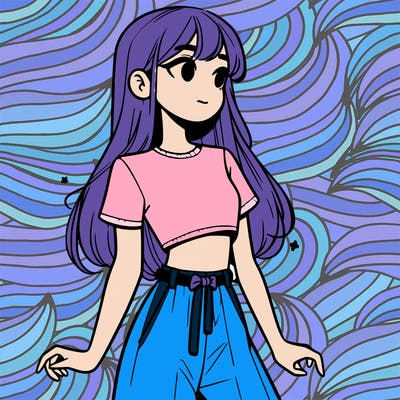 girl in a cute crop top