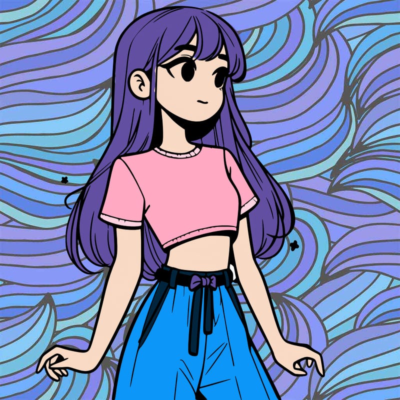 girl in a cute crop top