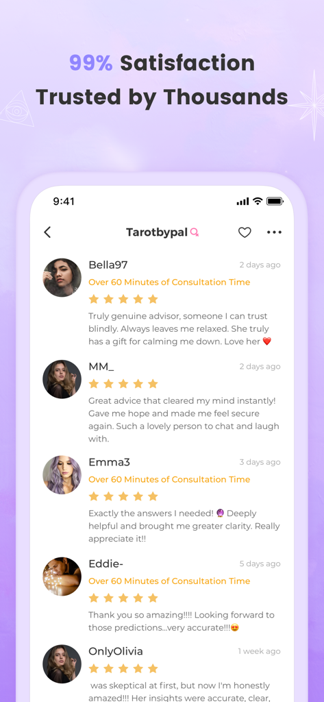Salviaアプリのユーザーレビューと5つ星評価が表示されている。