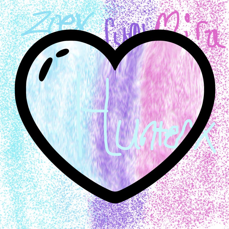 a blank heart