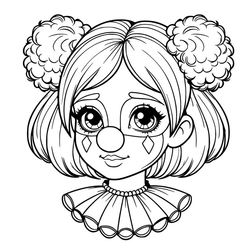 realistico clown girl