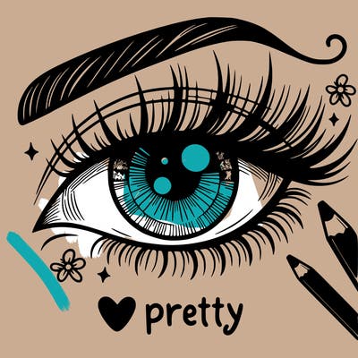 pretty eye