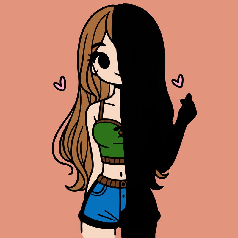 girl with cute crop top