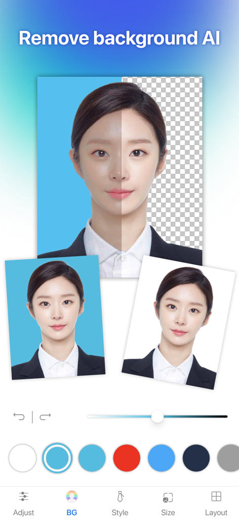 Passport Photo Maker・ID Photo - AI-powered background removal tool for professional ID photos