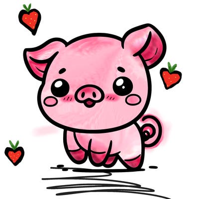 cute pig