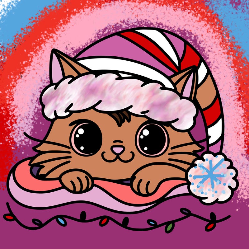 cat christmas